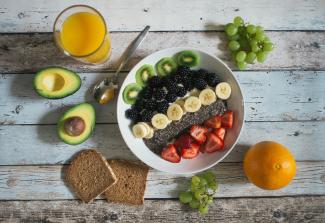 fruit lot on ceramic plate by Jannis Brandt courtesy of Unsplash.